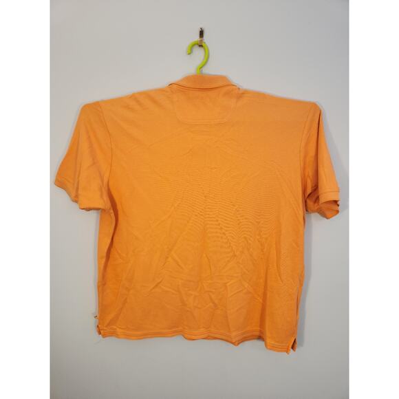 Tommy Bahama Polo Mens 3XL XXXL Orange Athletic Activewear Gym Golf Athleisure - Picture 5 of 11